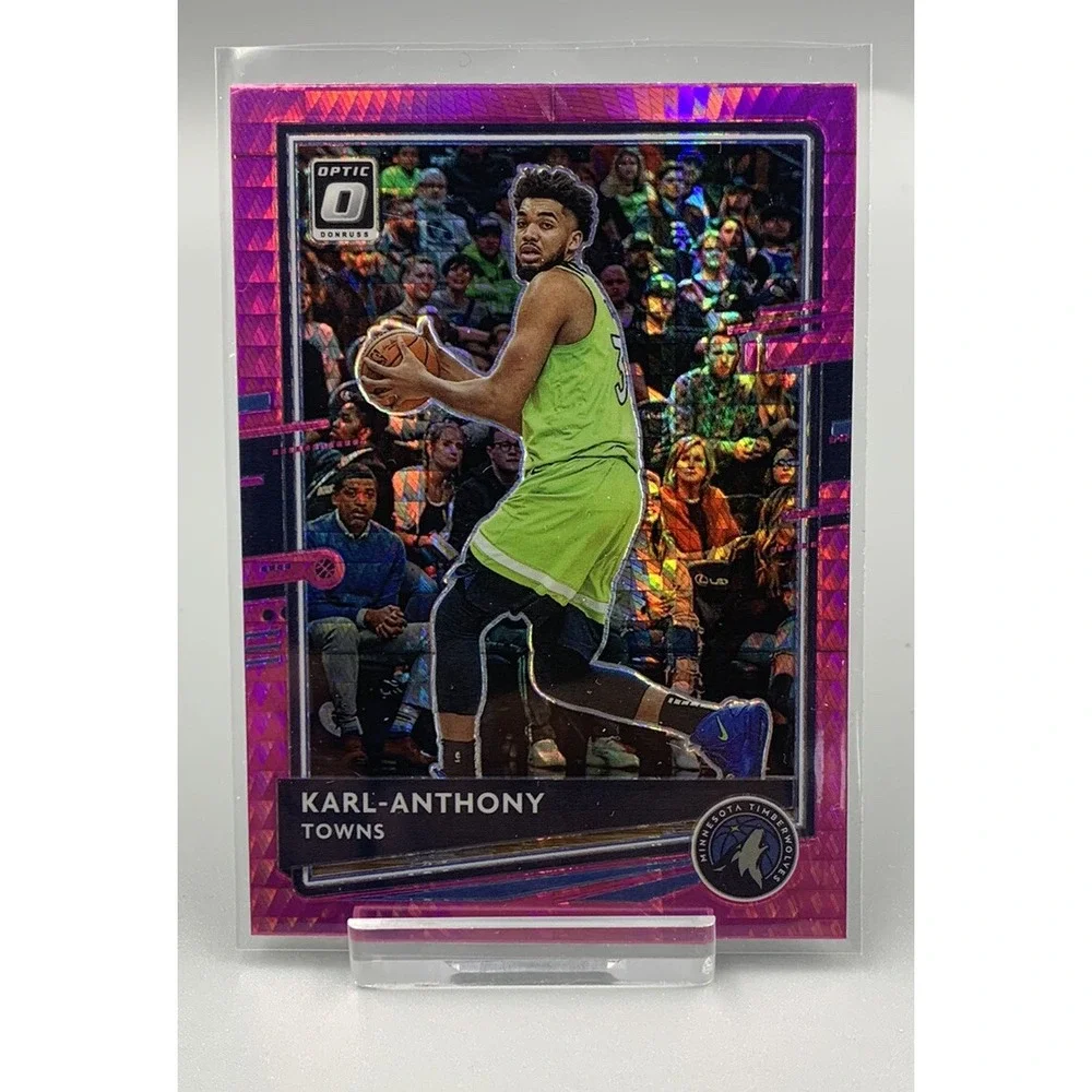 2020-21 Donruss Optic‎ - KARL-ANTHONY TOWNS Pink Hyper Prizm #79 Minnesota